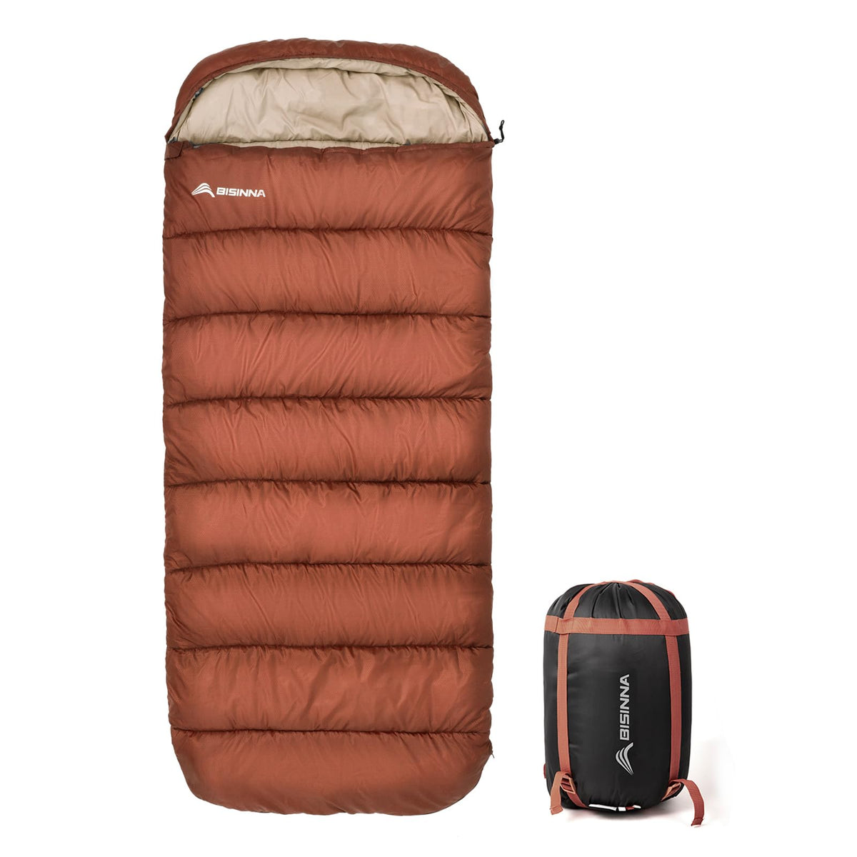 BISINNA XXL Sleeping Bag(90.55"x39.37") for Big and Tall Adults Plus Size