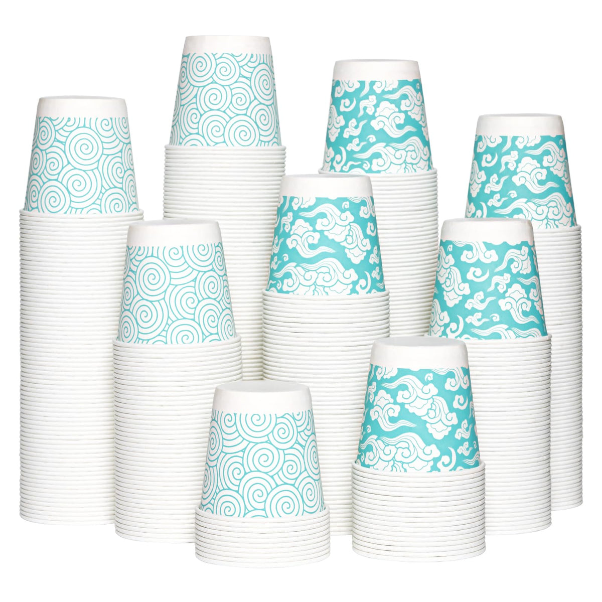 JOLLY CHEF 3 oz Disposable Bathroom Mouthwash Cups 300 Pack Paper Cups