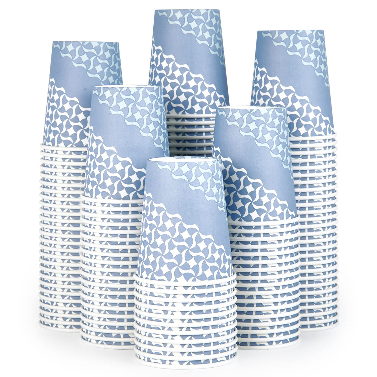 MUCHII 16 oz Coffee Cups, Disposable Paper Cups 210 Count, Disposable Cups