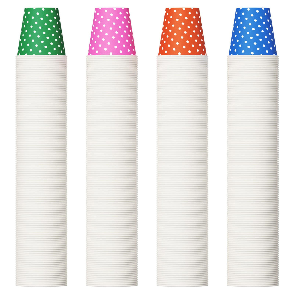 JOLLY PARTY 600 Pack 3oz Disposable Bathroom Cups, Paper Mouthwash Cups