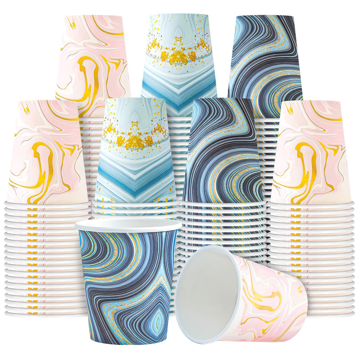 BYSNOW 300 Pack 3 oz Paper Cups, Small Disposable Bathroom Cups