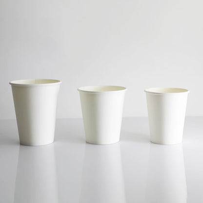 Amazon Basics Disposable Paper Cups for Hot and Cold Beverages, 12 ounces, White, 1000 Count