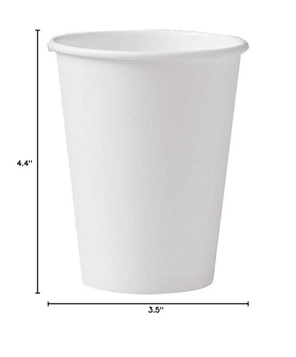 Solo 412WN-2050 12 oz White SSP Paper Hot Cup (Case of 1000)
