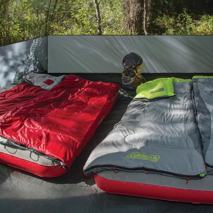 Coleman Palmetto Cool-Weather Sleeping Bag, 30°F Lightweight Camping Sleeping Bag for Adults, No-Snag Zipper with Stuff Sack Included