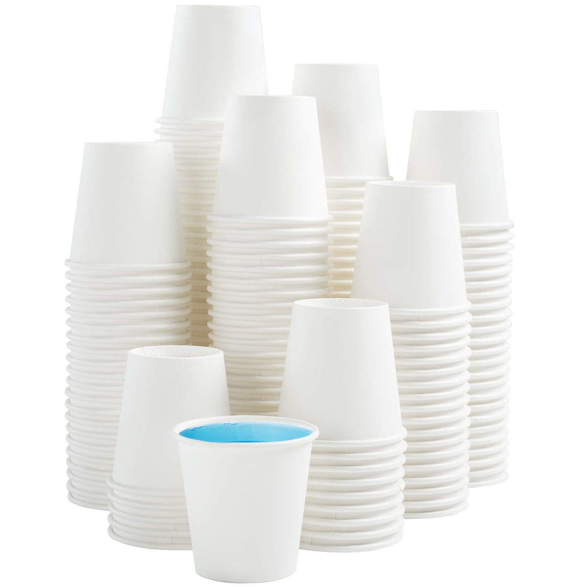 5oz Bathroom Paper Cups,300 Pack Disposable Mouthwash Cups(Marble)