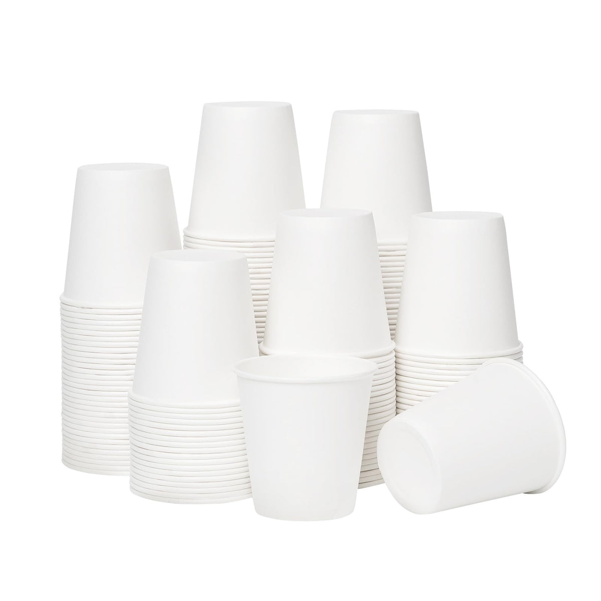 RACETOP Coffee Cups 12 oz, 100 Pack Disposable Paper Cups