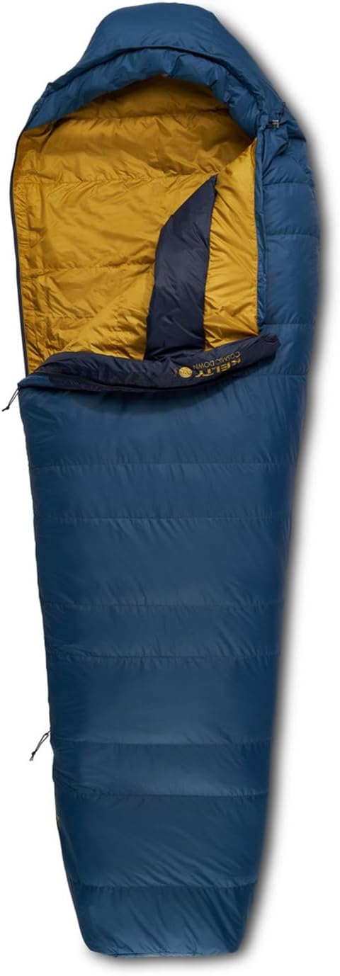Kelty Cosmic 20 Down Mummy Sleeping Bag for Backpacking, Campers, 550 Fill Power, Recycled Fabrics with PFAS-Free DWR, Designed in Sunny Colorado,