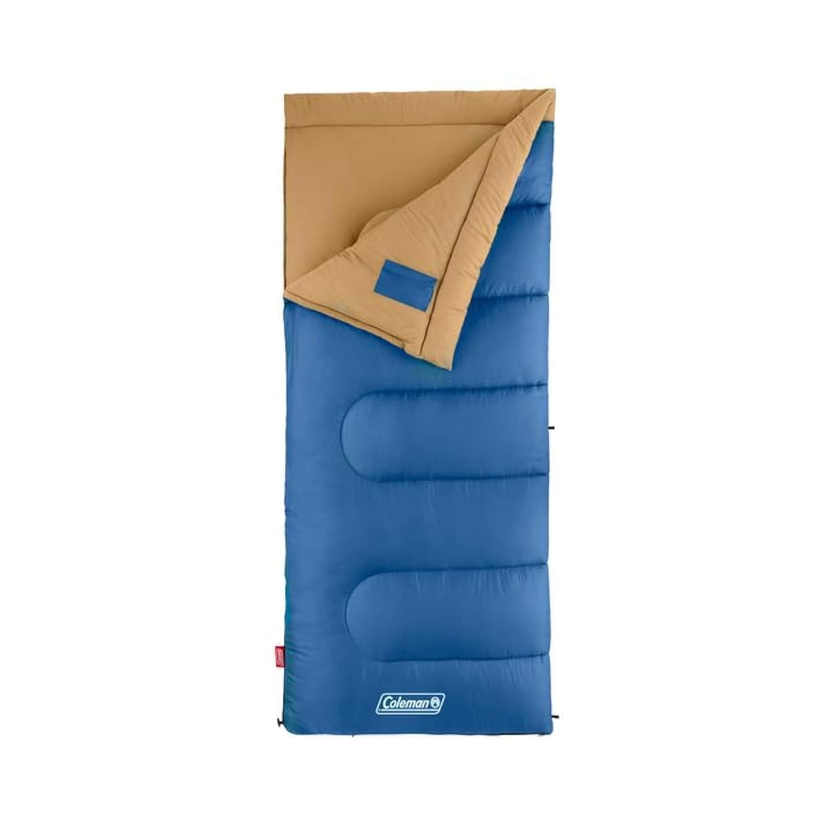 Coleman Brazos Sleeping Bag, Adult Cool Weather, 30°F, No-Snag Zipper