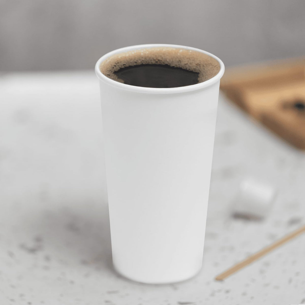 Karat [10oz - 1,000ct Coffee Cups, Paper Hot Cups, 90mm Diameter