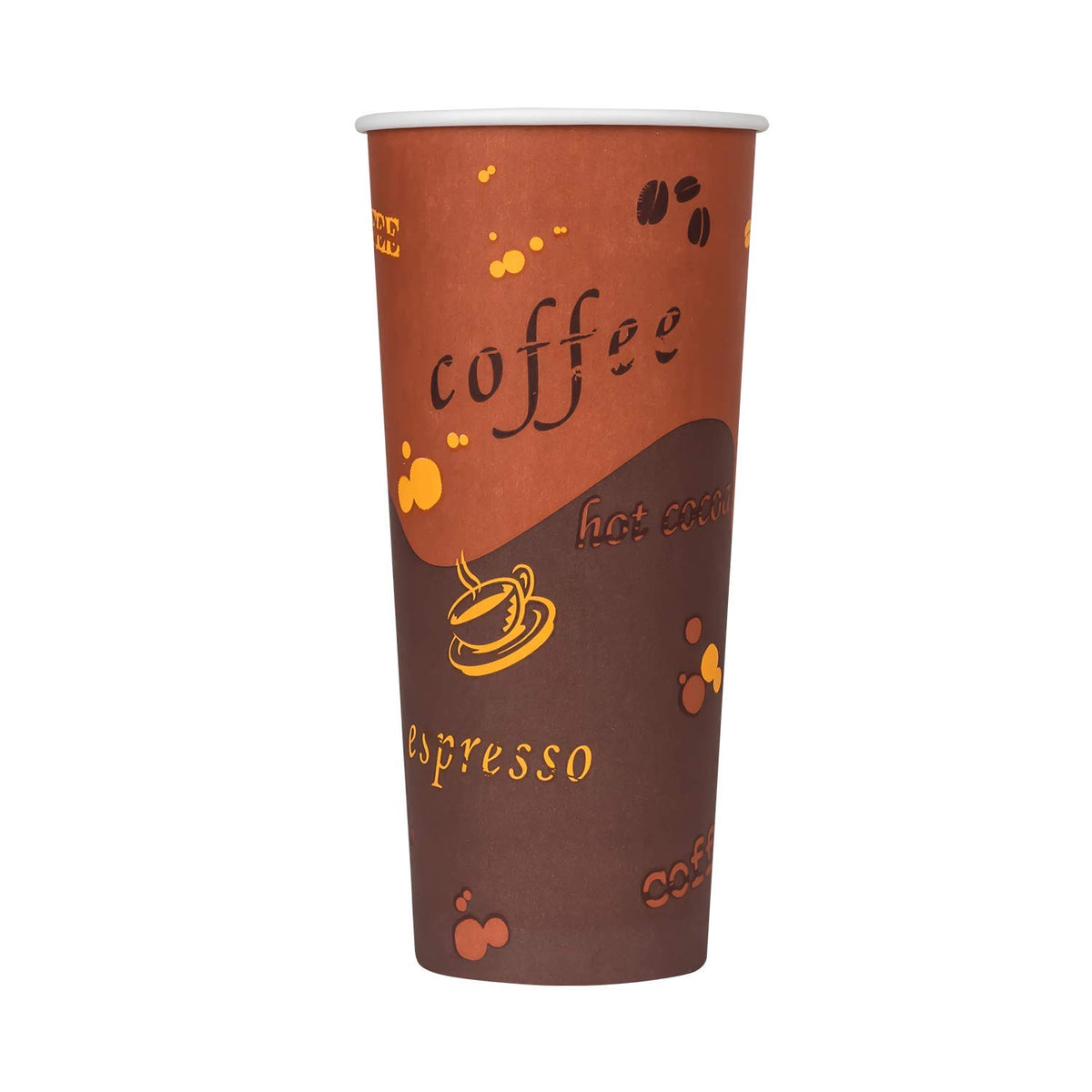 Karat [10oz - 1,000ct Coffee Cups, Paper Hot Cups, 90mm Diameter