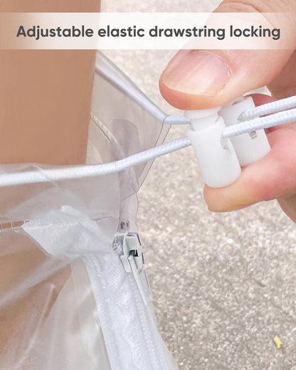 Waterproof Shoe Covers, Rain Shoe Covers Transparent Reusable Non Slip Shoe Cover for Outdoor Women and Men