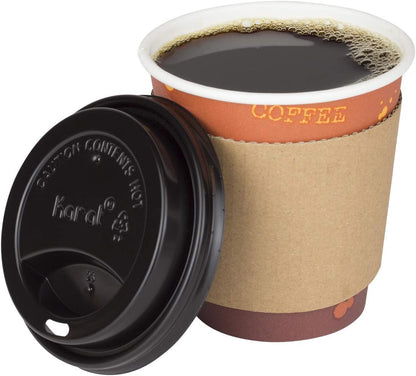 Karat [10oz - 1,000ct Coffee Cups, Paper Hot Cups, 90mm Diameter