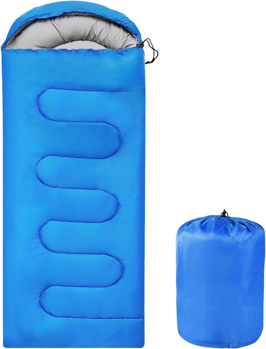 OBTANIM Sleeping Bags Portable Waterproof Camping Sleeping Bag for Adults Kids 4 Seasons Cold Weather or Warm Backpacking Hiking Travel Indoor Outdoor Use