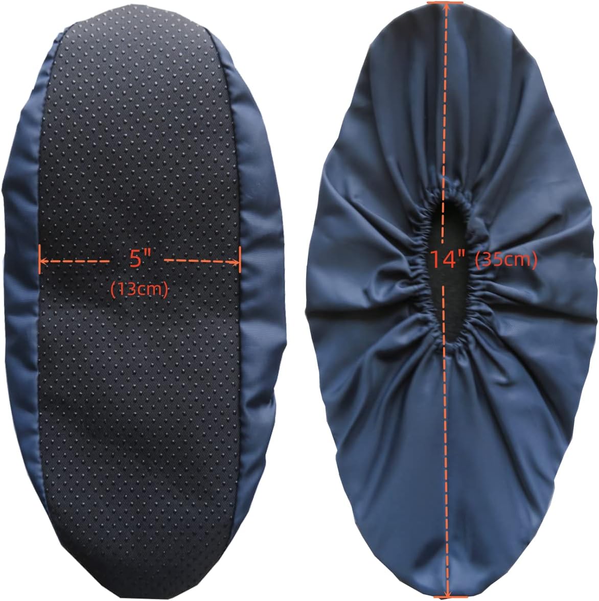 Reusable Shoe Covers, Non Slip Water Resistant Boot Covers for Construction &Household, 2 Pairs Extra Large Durable Overshoes to Keep Carpet Floors Clean