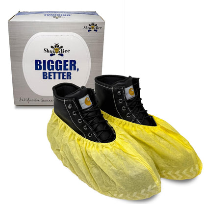 ShuBee Original Disposable, Extra-Large Boot and Shoe Covers, Thicker & Stronger, Durable Protection for Floors - 50 Pairs