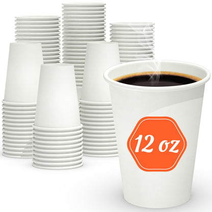 Dealusy 100 Count 12 oz Coffee Cups