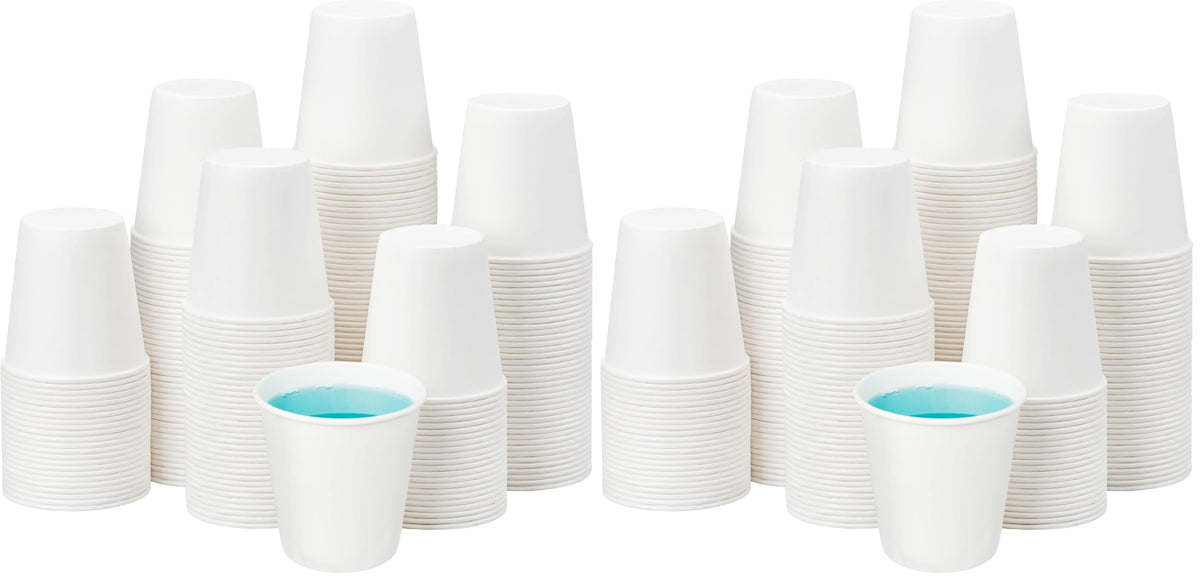 RACETOP 12 oz 50 pack Disposable Paper Coffee Cups with Lids and Sleeves