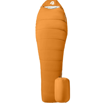 Retrospec Dream Mummy Sleeping Bag - 5, 15, & 30°F Cold Weather Camping & Travel Essential Gear with Water - Resistant Shell & Synthetic Fill - Zippered Pocket & Stuff Sack