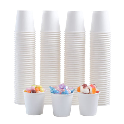 Lamosi 300 Pack Paper Cups 8 oz, Disposable Coffee Cups, Paper Coffee Cups