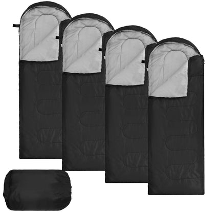 Macarrie 4 Pack 0 Degree Sleeping Bags for Adults