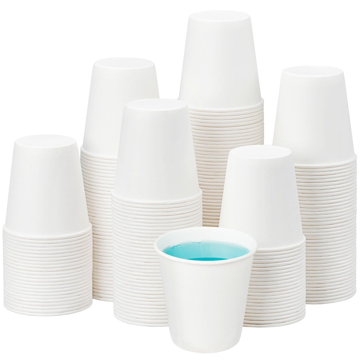 RACETOP 12 oz 50 pack Disposable Paper Coffee Cups with Lids and Sleeves