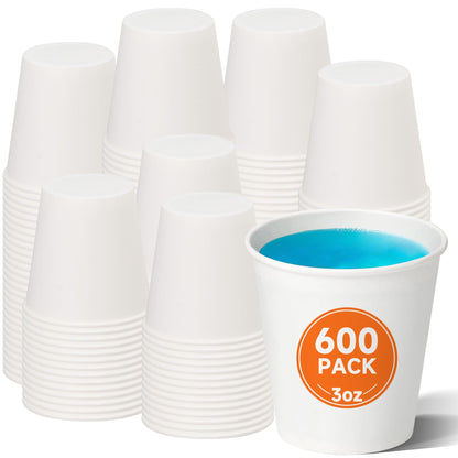 METAPRINT 100 Pack 12 oz Disposable Coffee Cups with Lids and Sleeves,White
