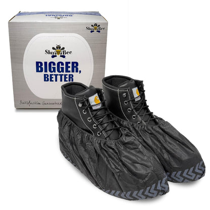 ShuBee Original Disposable, Extra-Large Boot and Shoe Covers, Thicker & Stronger, Durable Protection for Floors - 50 Pairs