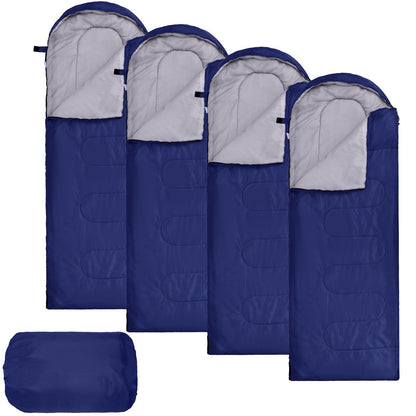 Macarrie 4 Pack 0 Degree Sleeping Bags for Adults