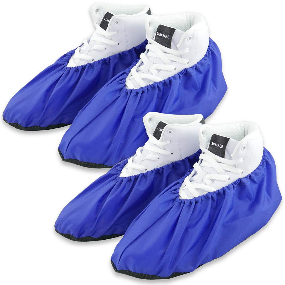 Reusable Boot & Shoe Covers, Washable, Non-Slip, 2 Pairs, X-Large