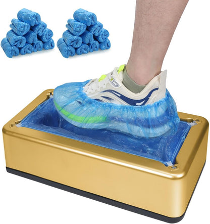 Automatic Shoe Cover Dispenser 200pcs Non‑Slip Waterproof Disposable Covers