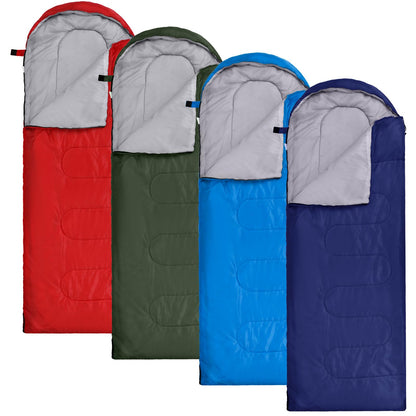 Macarrie 4 Pack 0 Degree Sleeping Bags for Adults