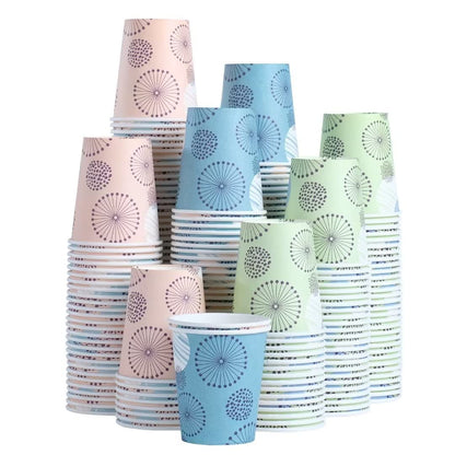 Clawsoff 300 Pack 3 oz Paper Cups Small Disposable Mouthwash Bathroom Cups