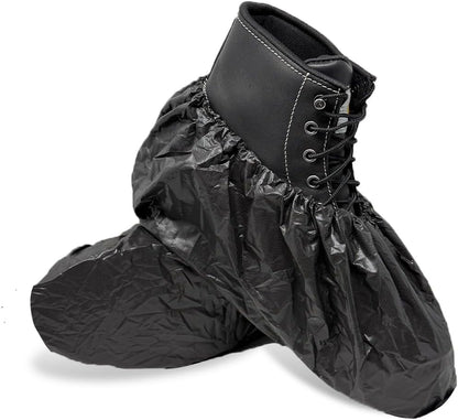 ShuBee Waterproof Shoe & Boot Covers Slip-Resistant Disposable for Plumbing Construction Floor Protection - 40 Pair