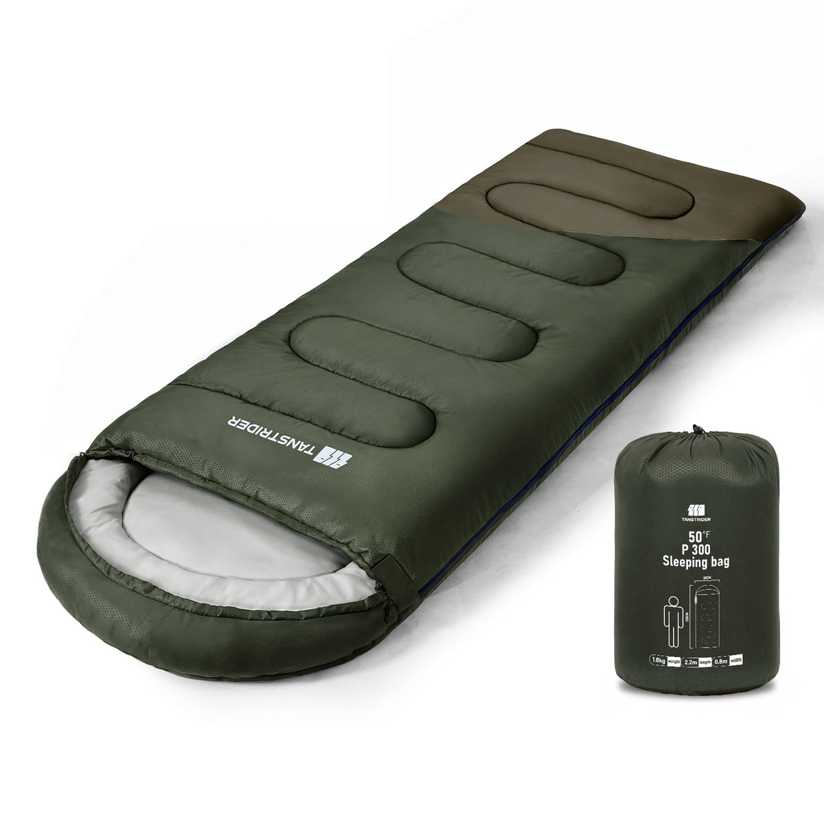 Sleeping Bags for Adults,Compact Lightweight Backpacking Sleeping Bag with Compression Sack for Youth, Camping Essentials Gearfor Hiking Travel Climbing Outdoor&Indoor Use