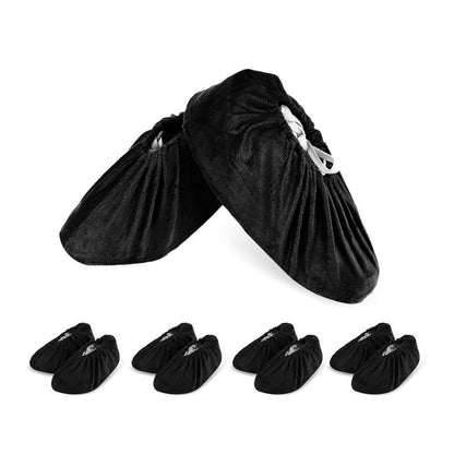 LAKE OF FIRE 5-Pair Reusable Shoe Covers, Non-Slip, Washable, and Thickened Boot Covers for Floor and Carpet Protection