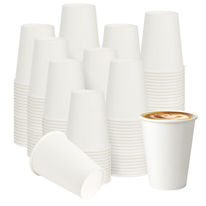 500 Pack 8 oz Paper Cups, Disposable Coffee Cups