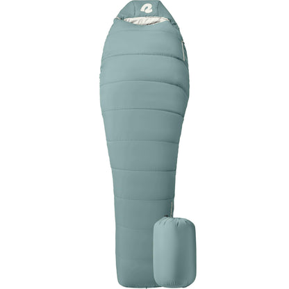 Retrospec Dream Mummy Sleeping Bag - 5, 15, & 30°F Cold Weather Camping & Travel Essential Gear with Water - Resistant Shell & Synthetic Fill - Zippered Pocket & Stuff Sack