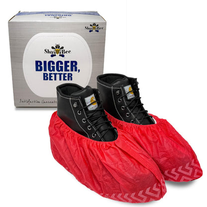ShuBee Original Disposable, Extra-Large Boot and Shoe Covers, Thicker & Stronger, Durable Protection for Floors - 50 Pairs