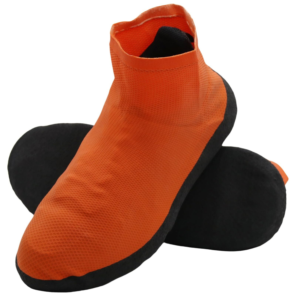 Waterproof Shoe Covers 2 Pairs, Non-Slip Reusable for Rain - Clear, L