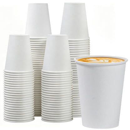 Lamosi 300 Pack Paper Cups 8 oz, Disposable Coffee Cups, Paper Coffee Cups
