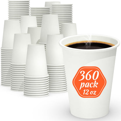 Dealusy 100 Count 8 oz Coffee Cups