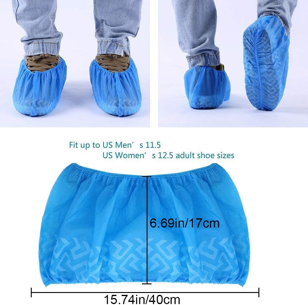 Shoe Covers Disposable 200 Pack (100 Pairs)