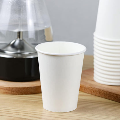 RACETOP Coffee Cups 12 oz, 100 Pack Disposable Paper Cups