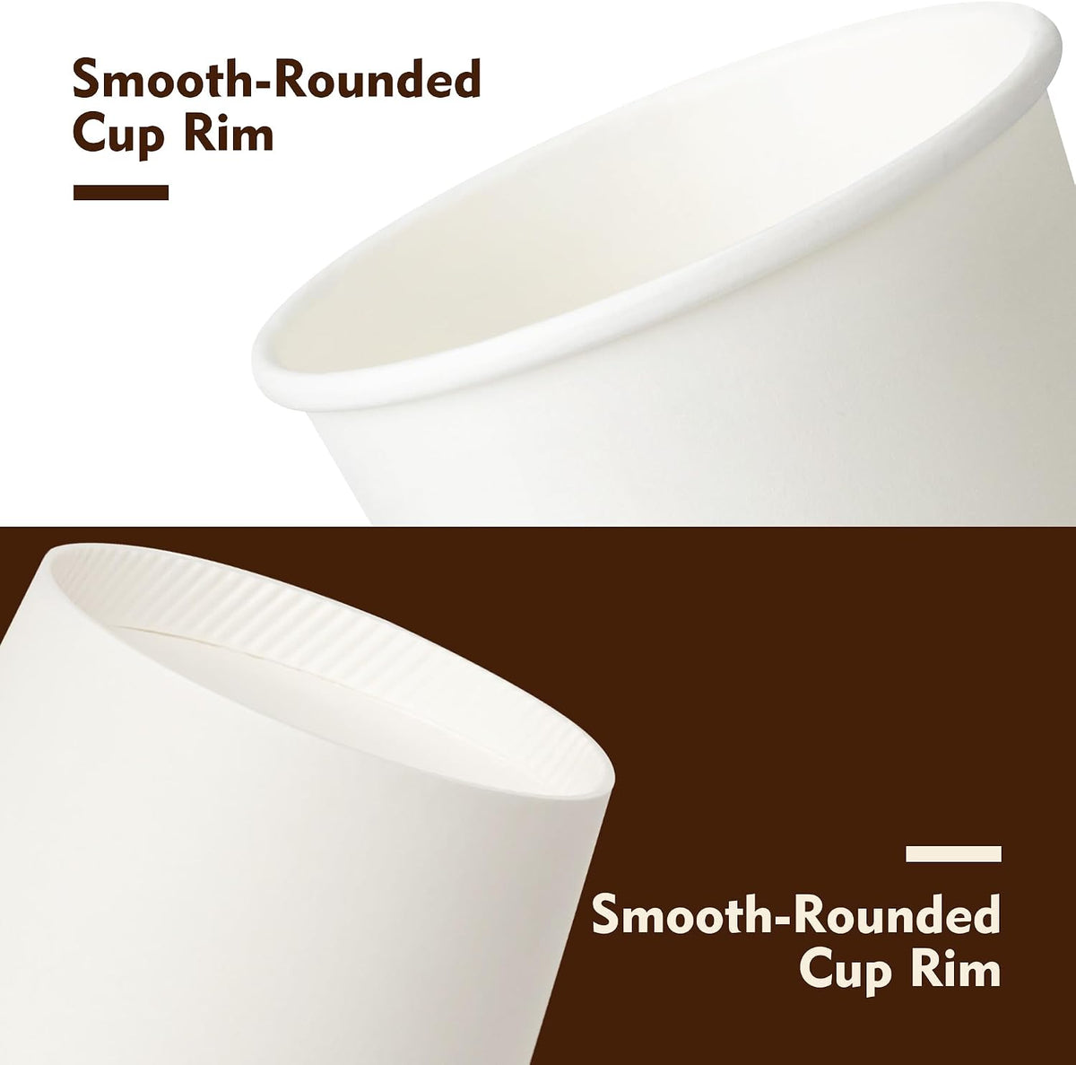 YEEHAW 16 oz Disposable Coffee Cups with Lids 100 Pack
