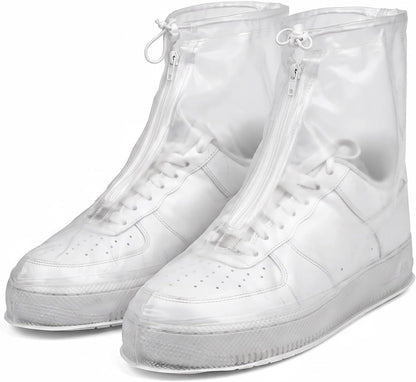 Waterproof Shoe Covers, Rain Shoe Covers Transparent Reusable Non Slip Shoe Cover for Outdoor Women and Men