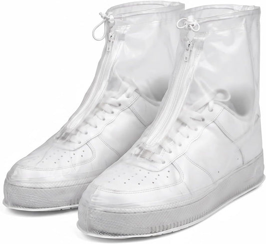 Waterproof Shoe Covers, Rain Shoe Covers Transparent Reusable Non Slip Shoe Cover for Outdoor Women and Men