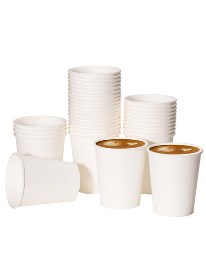 RACETOP Paper Coffee Cups 12 oz 300 Pack, Disposable Hot Paper Cups