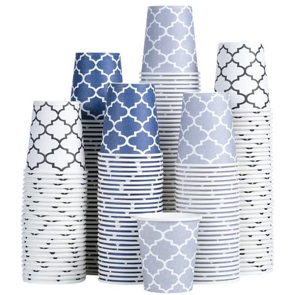 Clawsoff 300 Pack Paper Cups 8 oz, Disposable Coffee Cups 8 OZ