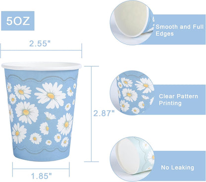 Lamosi 300 Pack 5 oz Paper Cups, Disposable Small Bathroom Water Cups