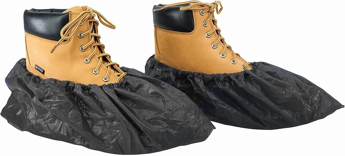 Waterproof Shoe Covers Disposable Non Slip Extra Large Boot Cover - (40 Pairs)